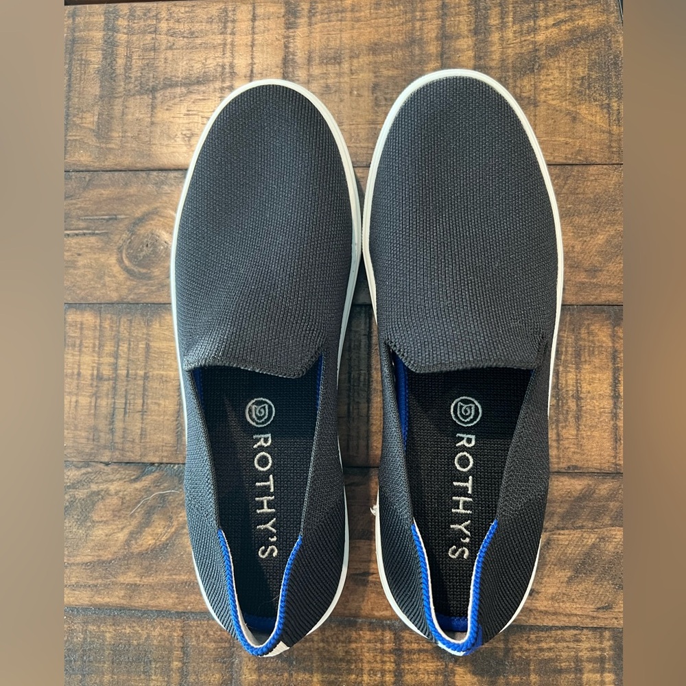 Rothy’s Original Slip On Sneaker Black Size 9